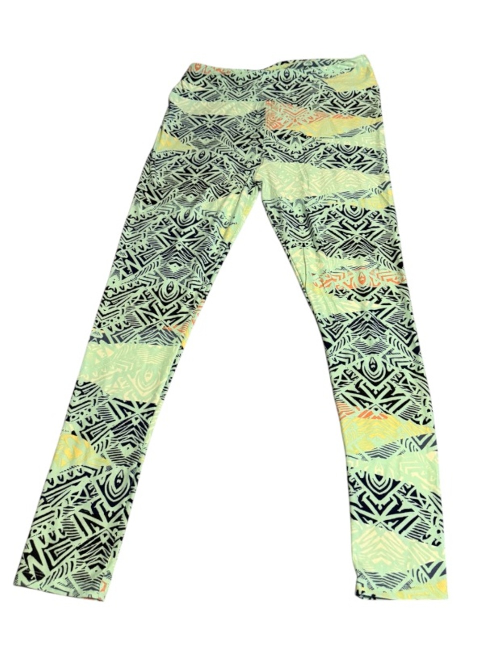 Lularoe Aztec tribal talk and curvy leggings